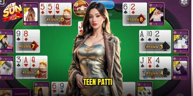 Sunwin Teen Patti - Poker Ấn Độ cực hot với cộng đồng người chơi đông đảo 3 Teen Patti